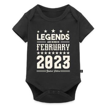 Gift Legend February 2023. Gift February 2023. - Baby Premium short-sleeve bodysuit - black - Front