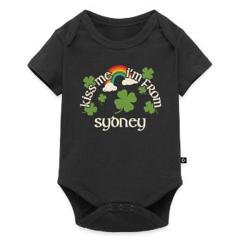 Kiss Me - Saint-Patrick Sydney - Body à manches courtes Premium Bébé - noir - Devant