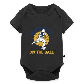 Keeping My Eye On The Ball! Cool Football Designs - Baby Premium short-sleeve bodysuit - black - Front
