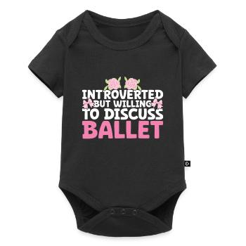 Ballet - Baby Premium short-sleeve bodysuit - black - Front