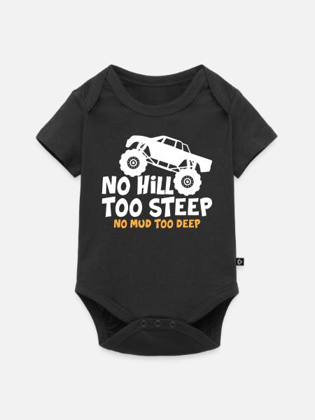 Offroad, 4x4, 4-Rad - Baby Premium Kurzarmbody - Schwarz