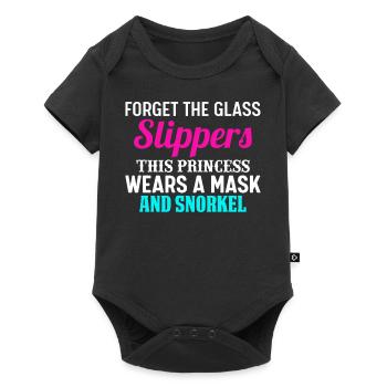 Snorkeling, snorkeling, diving, underwater - Baby Premium short-sleeve bodysuit - black - Front