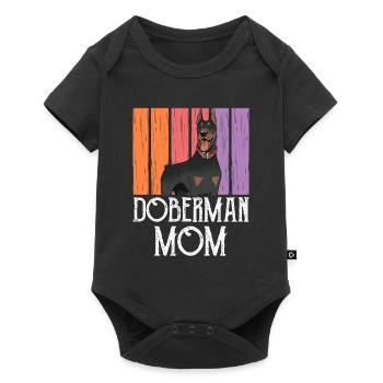 Doberman Mama Girls Chiens Dobermans Doberman - Body à manches courtes Premium Bébé - noir - Devant