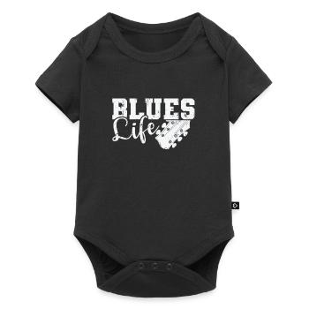 Blues Life Music Trumpet Chicago Blues - Baby Premium short-sleeve bodysuit - black - Front