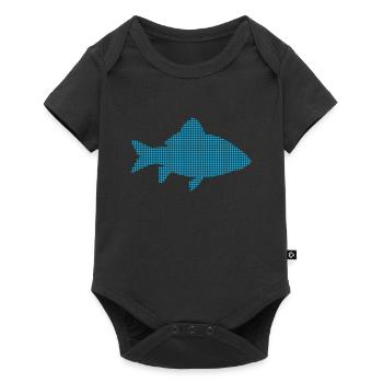 Fish - Baby Premium short-sleeve bodysuit - black - Front