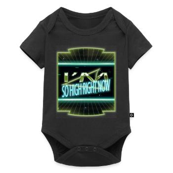 night sky astronomy awesome happy sayings humor - Baby Premium Kurzarmbody - Schwarz - Vorne