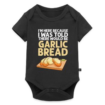 Garlic Garlic Bread Food Gift - Baby Premium short-sleeve bodysuit - black - Front
