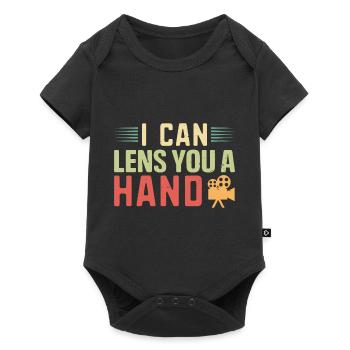 I can lens you a hand Film - Baby Premium short-sleeve bodysuit - black - Front