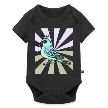 Wildlife Fantasy Bird Christmas Gift Child - Baby Premium short-sleeve bodysuit - black - Front