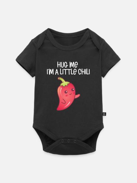 Chili-Pfeffer - Baby Premium Kurzarmbody - Schwarz