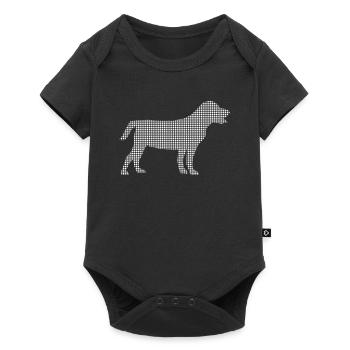 Chien - Body à manches courtes Premium Bébé - noir - Devant
