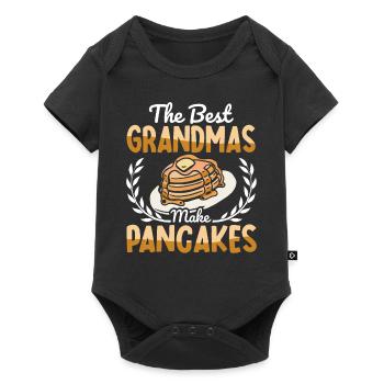 Pancakes Food Lover Best Pancake Maker - Baby Premium short-sleeve bodysuit - black - Front