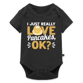 Pancakes Food Lover Best Pancake Maker - Baby Premium short-sleeve bodysuit - black - Front