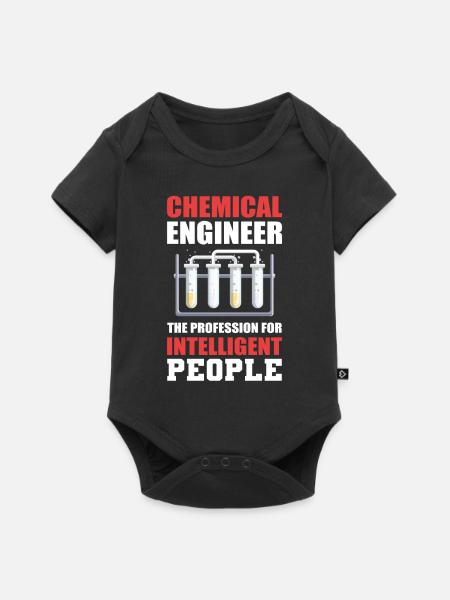 Chemical Engineer Chemical Engineering - Baby Premium Kurzarmbody - Schwarz