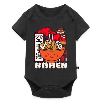 Kawaii Ramen - Baby Premium short-sleeve bodysuit - black - Front