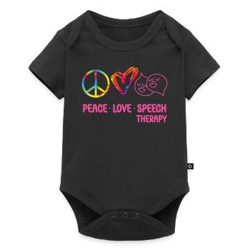 Assistant orthophoniste - Body à manches courtes Premium Bébé - noir - Devant