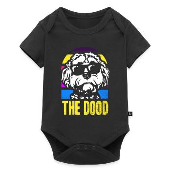 The Dood Doodle Labradoodle Goldendoodle - Baby Premium short-sleeve bodysuit - black - Front