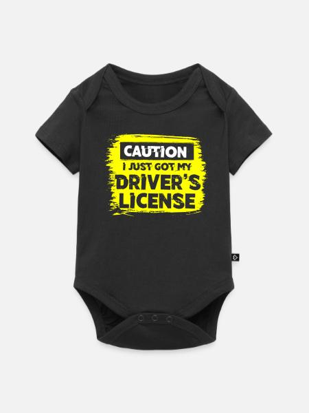 Neuer Führerschein - Baby Premium Kurzarmbody - Schwarz