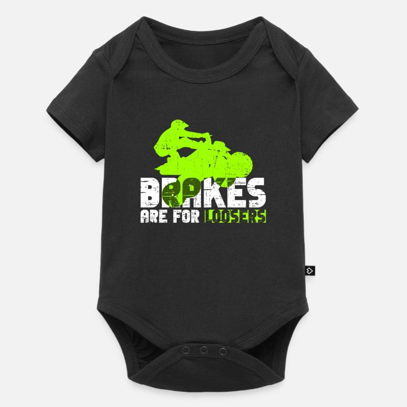 Quad - Body à manches courtes Premium Bébé - noir