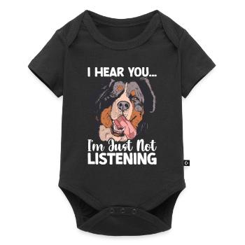 Berner - Baby Premium Kurzarmbody - Schwarz - Vorne
