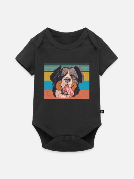 Berner - Baby Premium Kurzarmbody - Schwarz