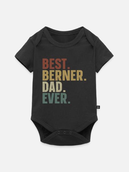 Berner - Baby Premium Kurzarmbody - Schwarz