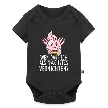 Wen Darf Ich Als Nächstes Vernichten Gaming - Baby Premium Kurzarmbody - Schwarz - Vorne
