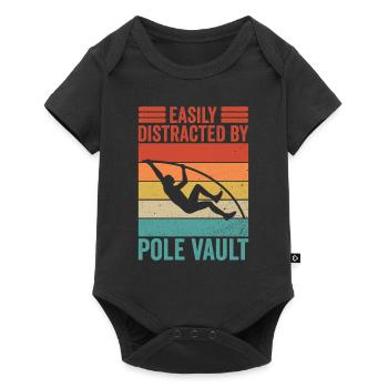 Stabhochspringer Stabhochsprung Stabhochspringen - Body à manches courtes Premium Bébé - noir - Devant