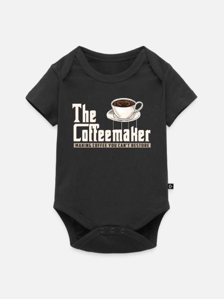 Barista, Kaffeemaschine - Baby Premium Kurzarmbody - Schwarz