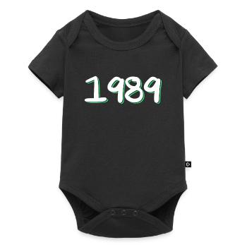 1989 Anniversaire - Body à manches courtes Premium Bébé - noir - Devant