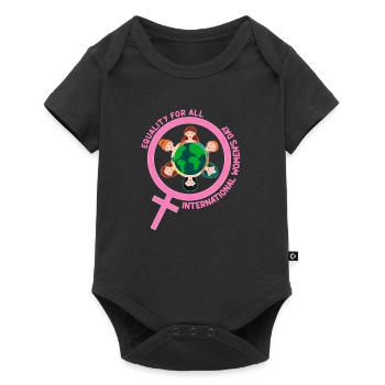 Equaity for All - International Women's Day - Baby Premium short-sleeve bodysuit - black - Front
