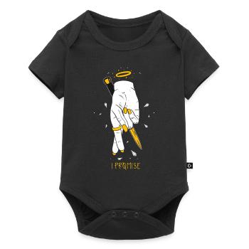 I promise Aesthetic - Baby Premium Kurzarmbody - Schwarz - Vorne