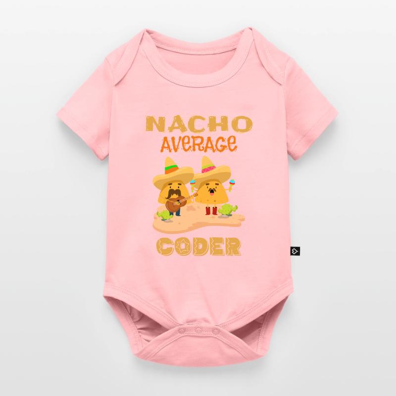 Nacho Average Coder Funny Coding Humor Joke Saying Baby Premium short-sleeve bodysuit