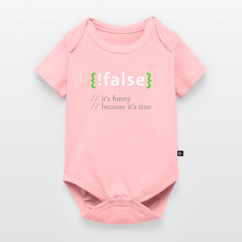 ! False - Programme informatique de programmeur de codage amusant Body à manches courtes Premium Bébé