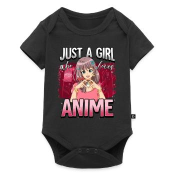 Anime Otaku Weeb - Baby Premium short-sleeve bodysuit - black - Front