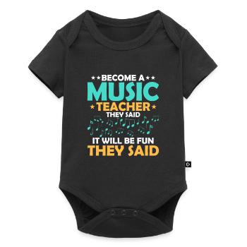 Devenez professeur de musique qu’ils ont dit Notes Instruments - Body à manches courtes Premium Bébé - noir - Devant
