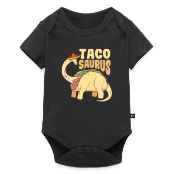 Tacosaurus Cinco de Mayo Shirt Funny Trex Taco - Baby Premium short-sleeve bodysuit - black - Front