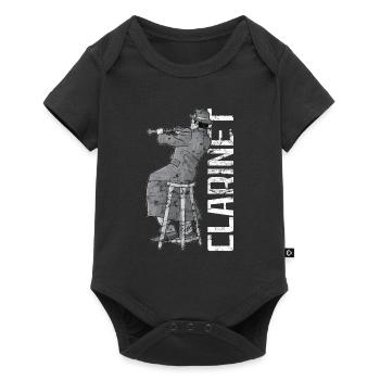 Clarinet Player Orchestra Musicians - Baby Premium short-sleeve bodysuit - black - Front