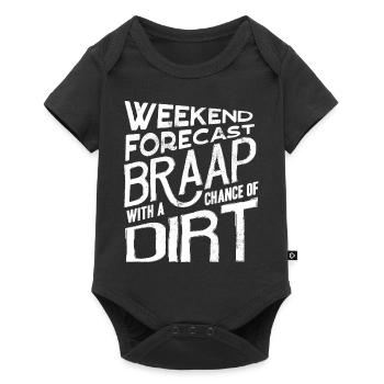 Motards de motocross - Body à manches courtes Premium Bébé - noir - Devant