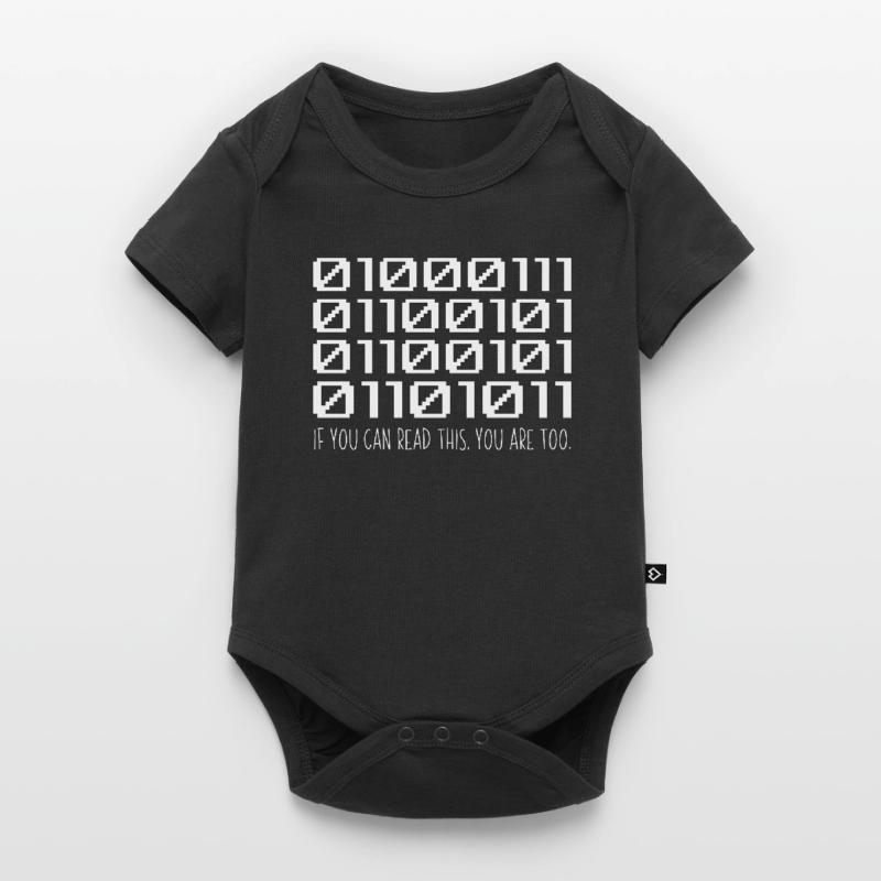 Cool Computer Binary Code Programmeur Développeur Body à manches courtes Premium Bébé