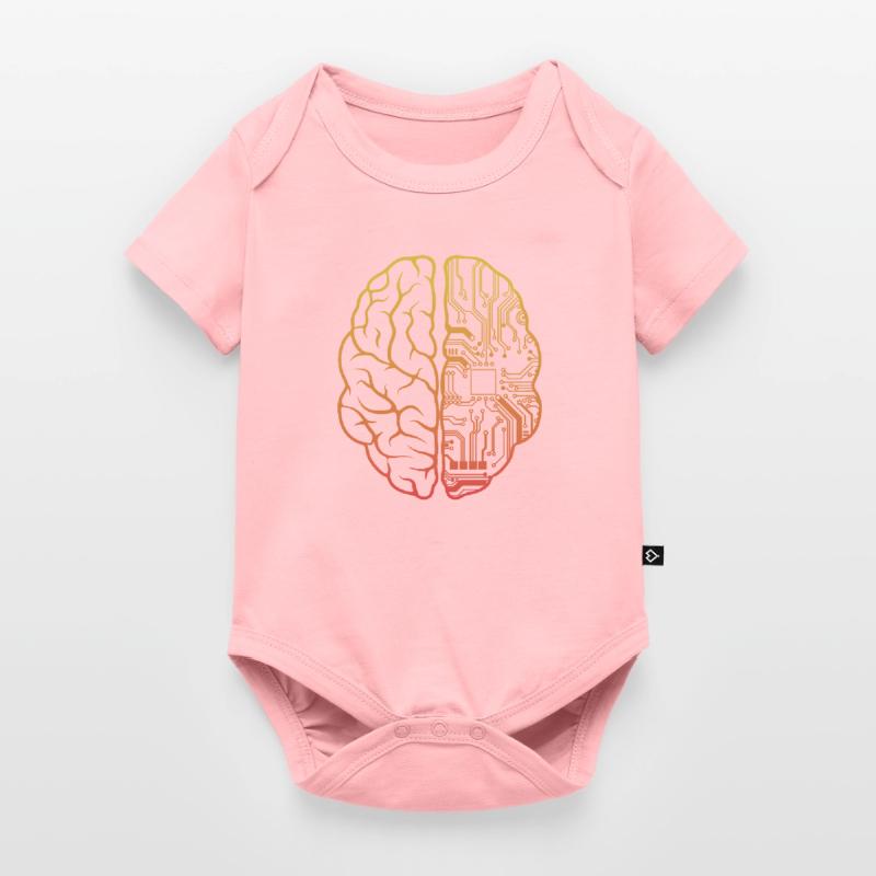 Programmer HTML - Developer Programming Brain Cool Baby Premium short-sleeve bodysuit