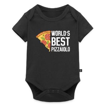 Pizzabäcker Für Die Weltbeste Pizza Pizzaiolo - Baby Premium short-sleeve bodysuit - black - Front