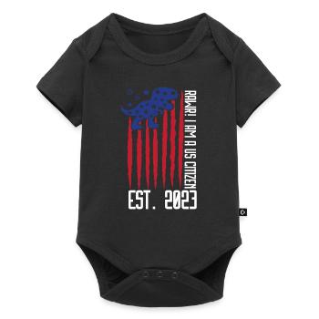 Us Citizen 2023 Shirt, US Citizenship Gift For Boy - Baby Premium short-sleeve bodysuit - black - Front
