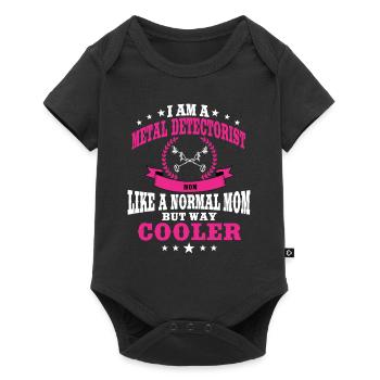 Funny Detectorists Mama - Baby Premium short-sleeve bodysuit - black - Front