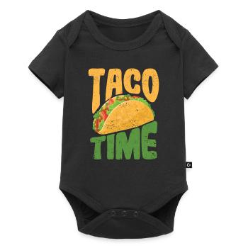 Taco Time Cinco De Mayo Tacos Mardi Mexicain - Body à manches courtes Premium Bébé - noir - Devant