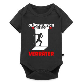 Jobwechsel Abschied Letzter Arbeitstag Beruf Arbei - Baby Premium Kurzarmbody - Schwarz - Vorne