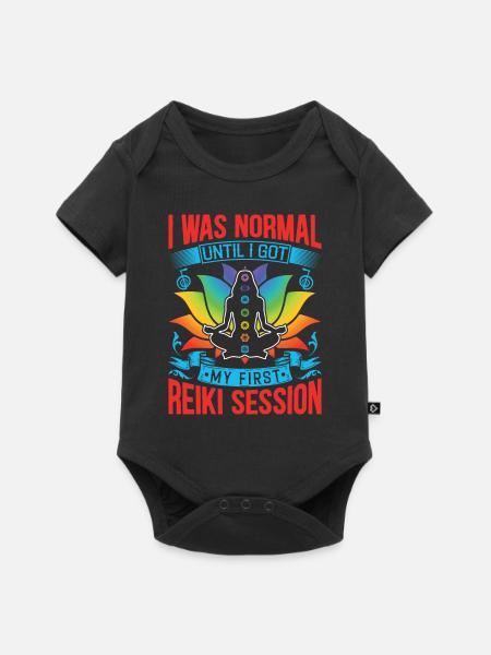 Reiki Praktizierende & Reiki Master - Baby Premium Kurzarmbody - Schwarz