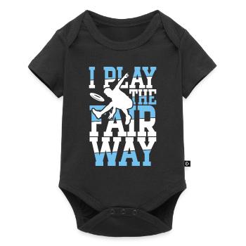 I Play The Fair Way - Baby Premium Kurzarmbody - Schwarz - Vorne
