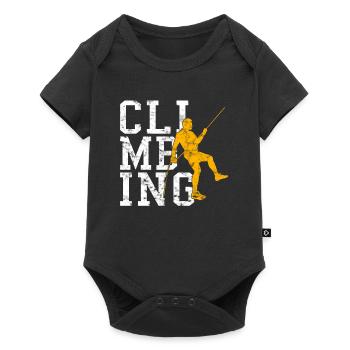 Grimper - Body à manches courtes Premium Bébé - noir - Devant