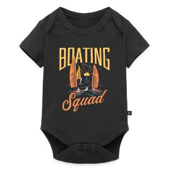 Boating Team Sailboat Boat Ship Yacht - Baby Premium short-sleeve bodysuit - black - Front